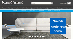Desktop Screenshot of creatina.si
